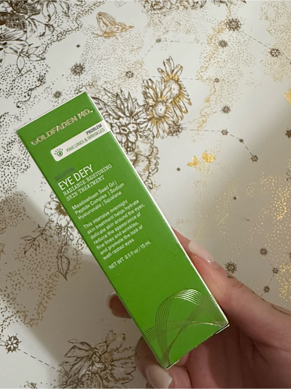 GOLDFADEN MD. Eye Defy Radiance Restoring Eye Treatment - Green